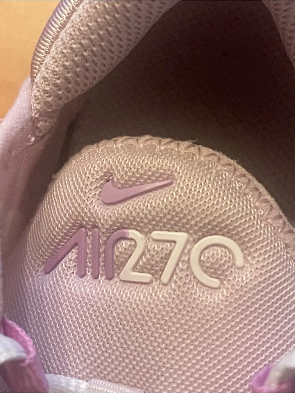 Nike Air Max 270 Metallic Silver/Fuchsia/White – Size Girls 12C IH0412-530